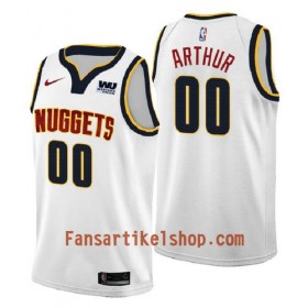 Denver Nuggets Trikot Darrell Arthur 00 2018-2019 Nike Weiß Swingman - Herren